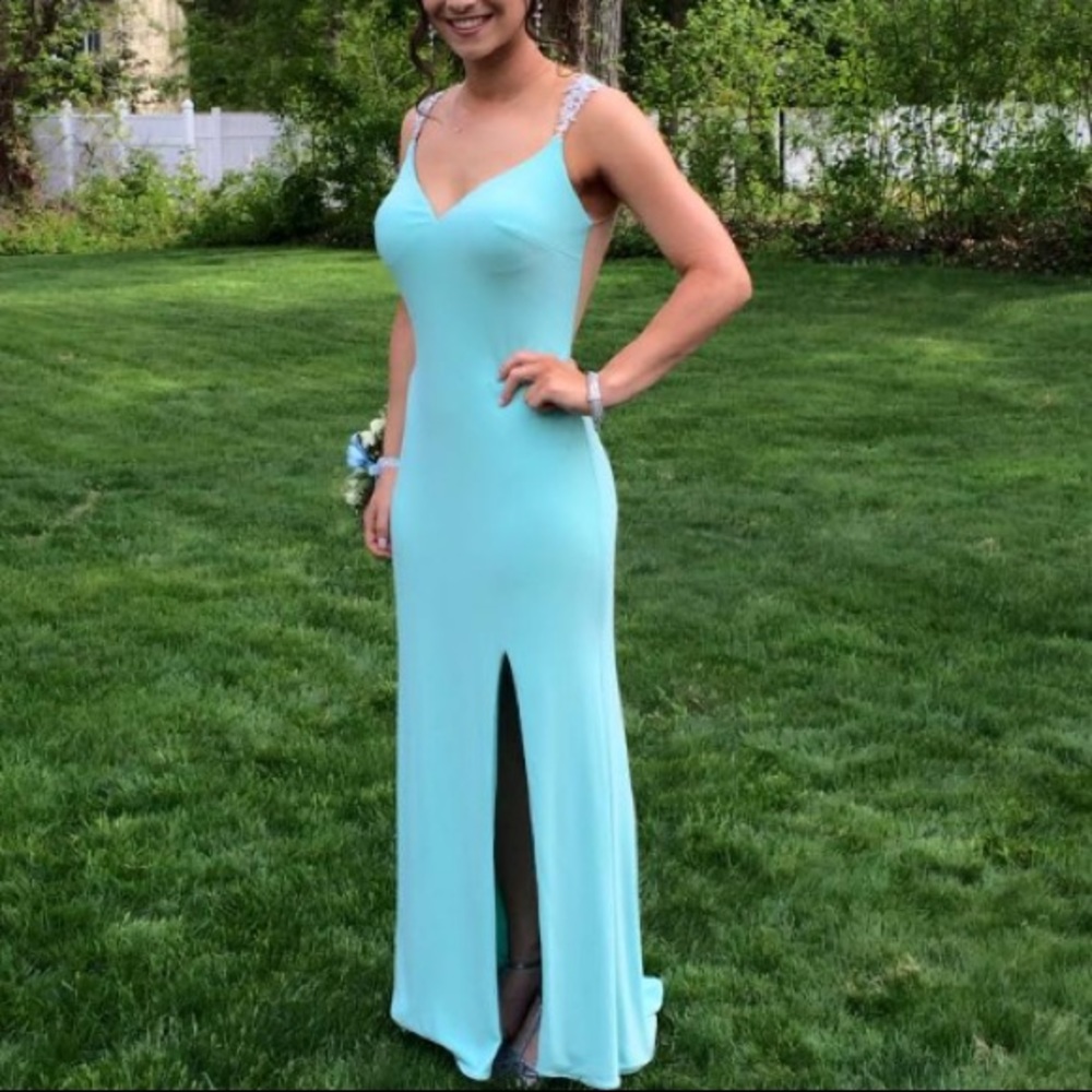 La Femme Prom Dress worn once (So comfy!!)